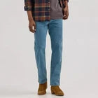 Wrangler Men Relaxed Fit Straight JeansOpens in a new window or tab
