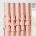 Ruffle Blackout Kids' Curtain Panel - PillowfortOpens in a new window or tab
