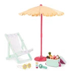Our Generation Sunny and Cool Patio Set Dollhouse Accessories and Furniture forOpens in a new window or tab