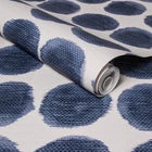Textile Dot Peel & Stick Wallpaper Blue - OpalhouseOpens in a new window or tab